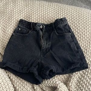 Size 4 zara high waisted jean shorts
